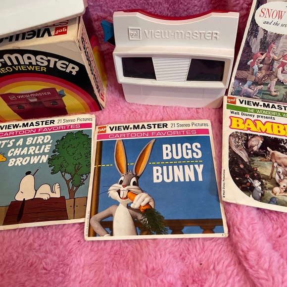 Vintage 2 View- Master Stereo Viewer with 6 Stereo picture stories lot - Picture 2 of 16